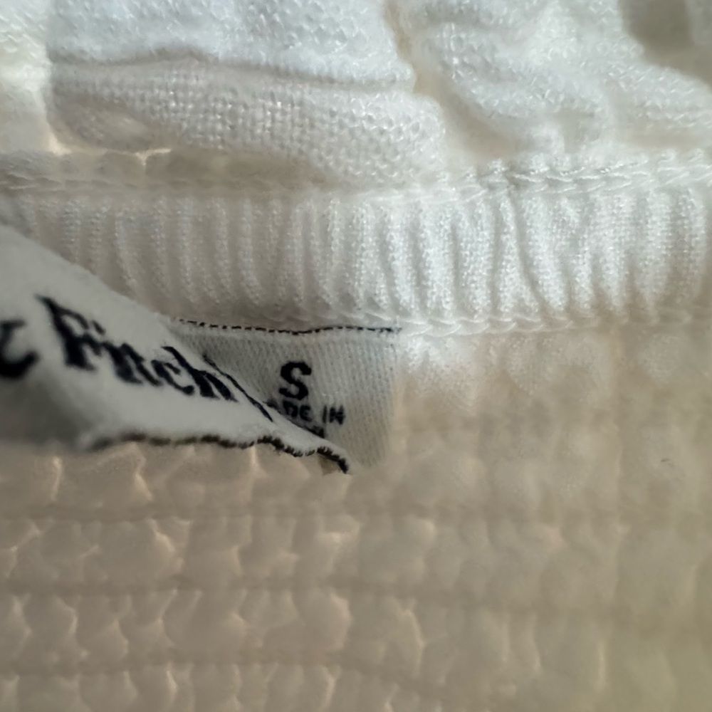 Abercrombie & Fitch White Midi Dress - Picture 4 of 5